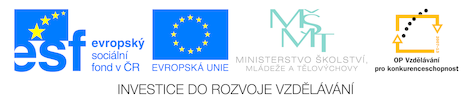 Tento projekt je spolufinancován z Evropského sociálního fondu a státního rozpočtu České republiky.